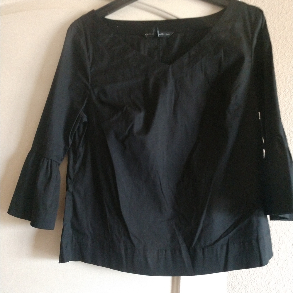 White House Black Market Classic Black Top